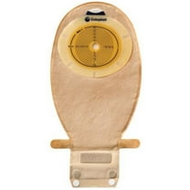 Filtered Ostomy Pouch SenSura EasiClose OnePiece System 11 12" Length Maxi 118" Stoma Drainable Convex Light PreCut