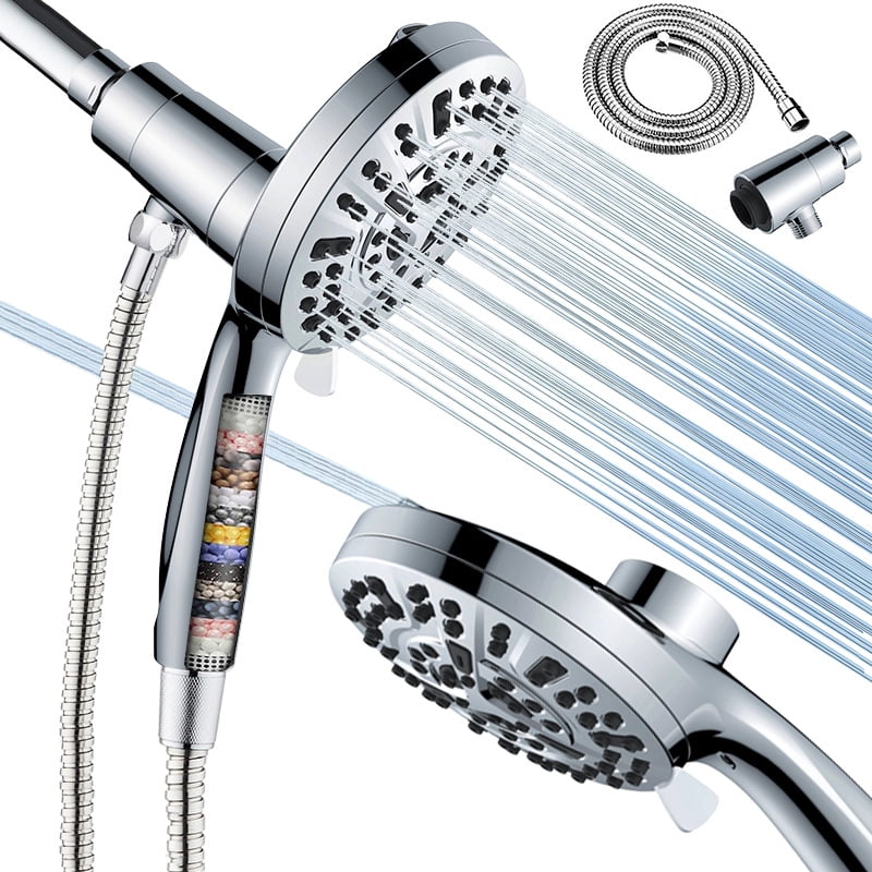 Filtered Shower Head with Handheld - 10 Spray Modes High Pressure ...