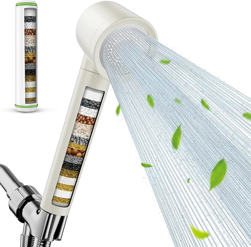 Filtered Shower Head with Handheld, High Pressure Shower Heads 3 Modes ...