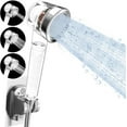 Filtered Shower Head for Hard Water with Stop, High Pressure 4Mode