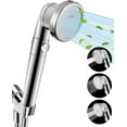 Filtered Shower Head for Hard Water with Stop, High Pressure 4Mode