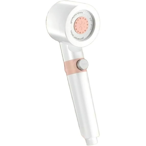 Filtered Shower Head for Hard Water, Travel Shower Filter with Replaceable Cartridge