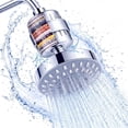 thumbnail image 1 of Rain Shower Head with Shower Filter, Filtered Shower Head for Hard Water 5 Spray Showerhead, 15 Stage Water Softener Filters, Remove Chlorine and Harmful Substances, 1 of 7