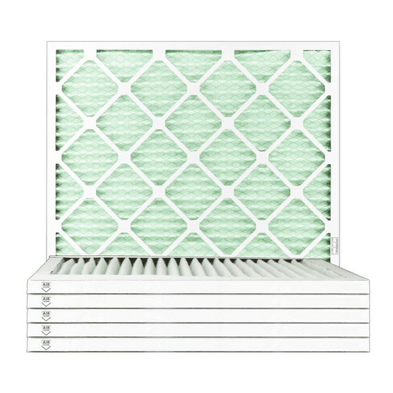 Filters Fast 12x18x1 Pleated Air Filter (6 Pack), Merv 13 | 1" AC Furnace Air Filters, Made in the USA | Actual Size: 11.75"x17.75"x0.75