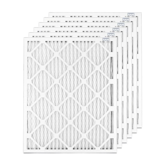 Filters Fast 16x16x1 Pleated Air Filter (6 Pack), Merv 8 | 1" AC Furnace Air Filters, Made in the USA | Actual Size: 15.75"x15.75”x0.75”