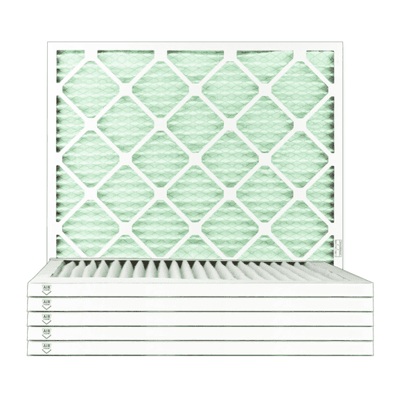 Filters Fast 16x20x1 Pleated Air Filter (6 Pack), Merv 13 | 1" AC Furnace Air Filters, Made in the USA | Actual Size: 15.75"x19.75"x0.75