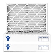 Filters Fast 16x25x4 AC Furnace Pleated Air Filter MERV 8, 3 Pack