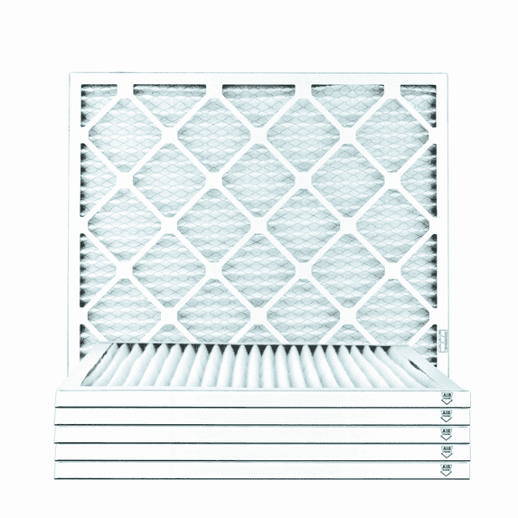 Filters Fast 18x24x1 Pleated Air Filter (6 Pack), Merv 11 | 1" AC Furnace Air Filters, Made in the USA | Actual Size: 17.75"x23.75"x0.75
