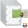 thumbnail image 1 of Filters Fast 22x24x1 Pleated Air Filter (6 Pack), Merv 13 | 1" AC Furnace Air Filters, Made in the USA | Actual Size: 22"x24"x0.75, 1 of 5