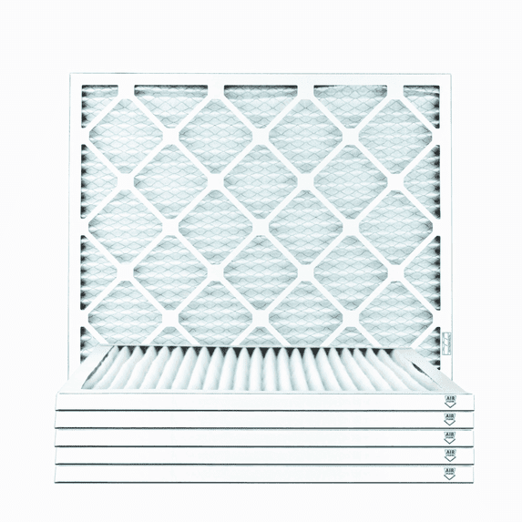 Filters Fast 30x30x1 Pleated Air Filter (6 Pack), Merv 11 | 1" AC Furnace Air Filters, Made in the USA | Actual Size: 29.5"x29.5"x0.75”