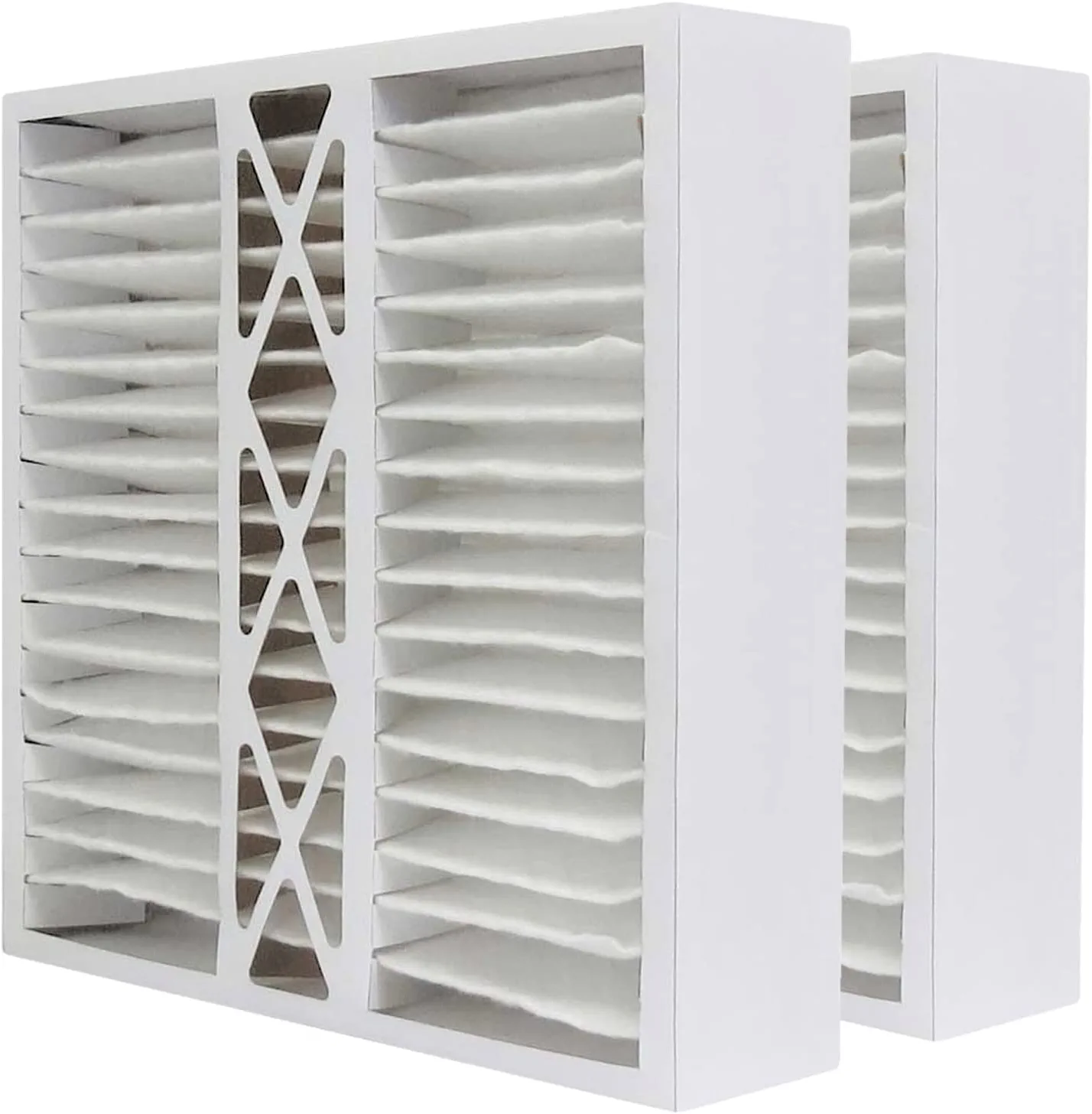 Filters Fast Compatible Replacement Air Filter for Carrier P102-1625-M8 16x25x5 MERV 8, 2-Pack