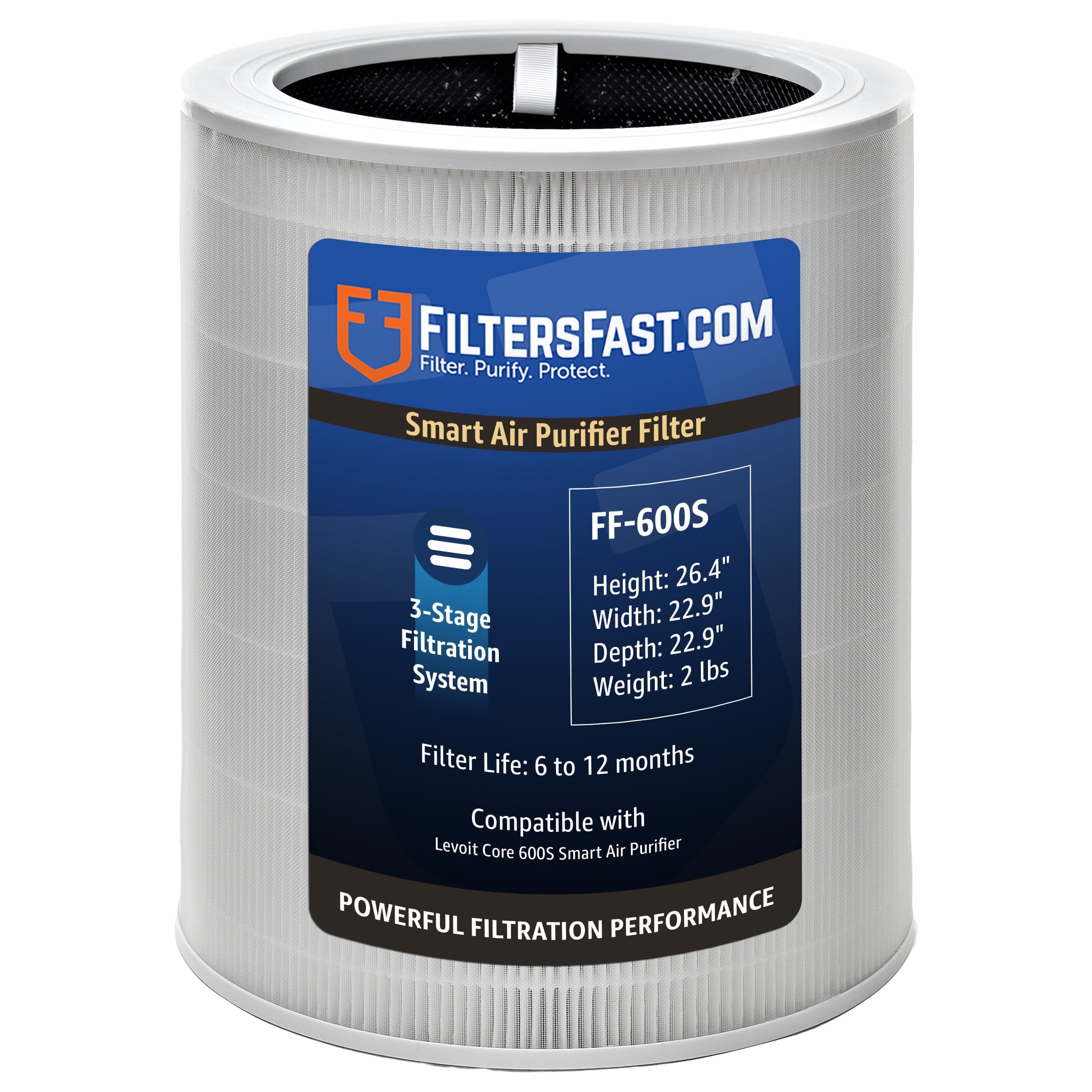 Filters Fast Compatible Replacement Levoit Core 600S Smart Air Purifier Filter