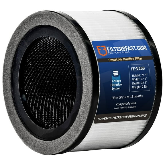 Filters Fast Compatible Replacement Levoit Vista 200 Air Purifier Filter