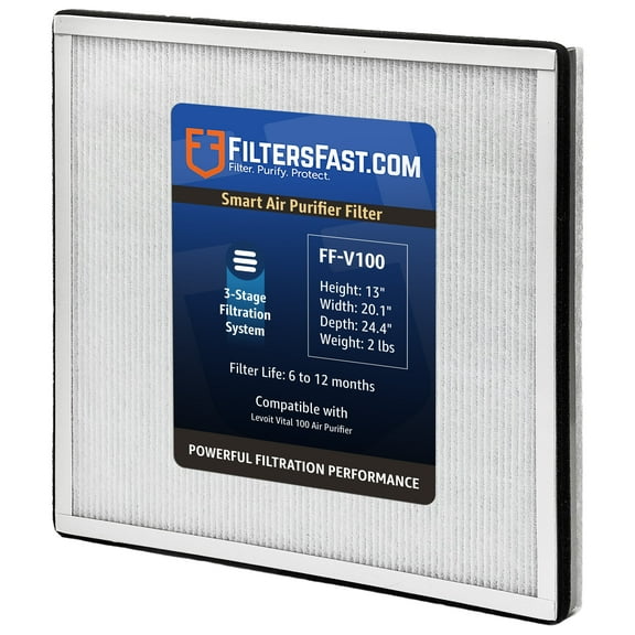 Filters Fast Compatible Replacement Levoit Vital 100 Air Purifier Filter