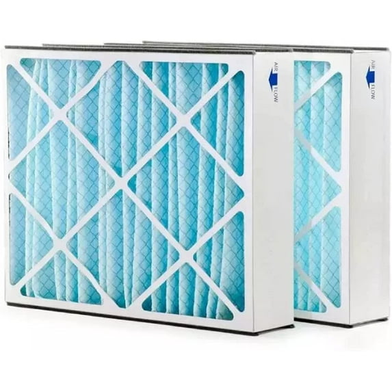 Filters Fast FF20255X6673M8 Compatible Replacement for Lennox X6673 HVAC AC Air Filter, 2 Pack