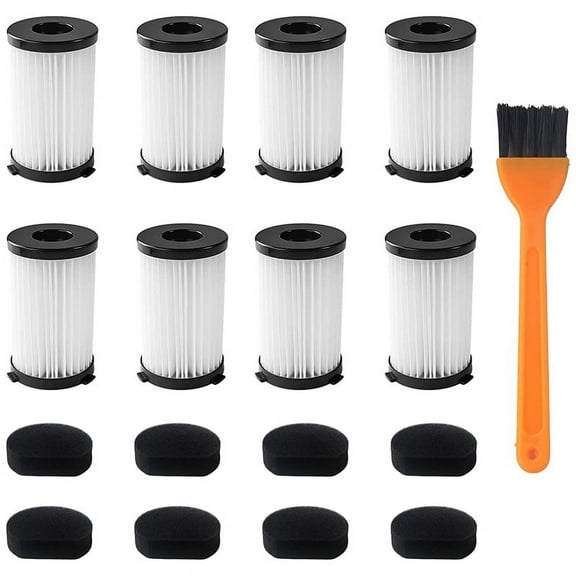 Filters for MOOSOO D600 Includes 8 Filters + 8 Foam Filters