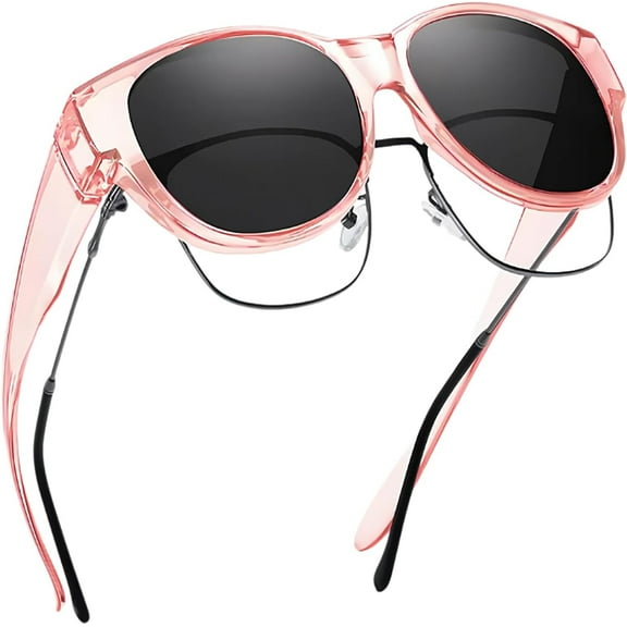 Filterseed Polarized Sunglasses, Belladora Fit over Sunglasses, 2025 New Uv400 Protection Trendy Round Cat-Eye Shades