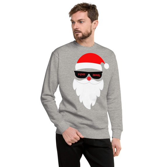 Filthy Animal Ugly Christmas Sweater Sweatshirt – Funny Holiday Crewneck Winter Pullover for Men Women