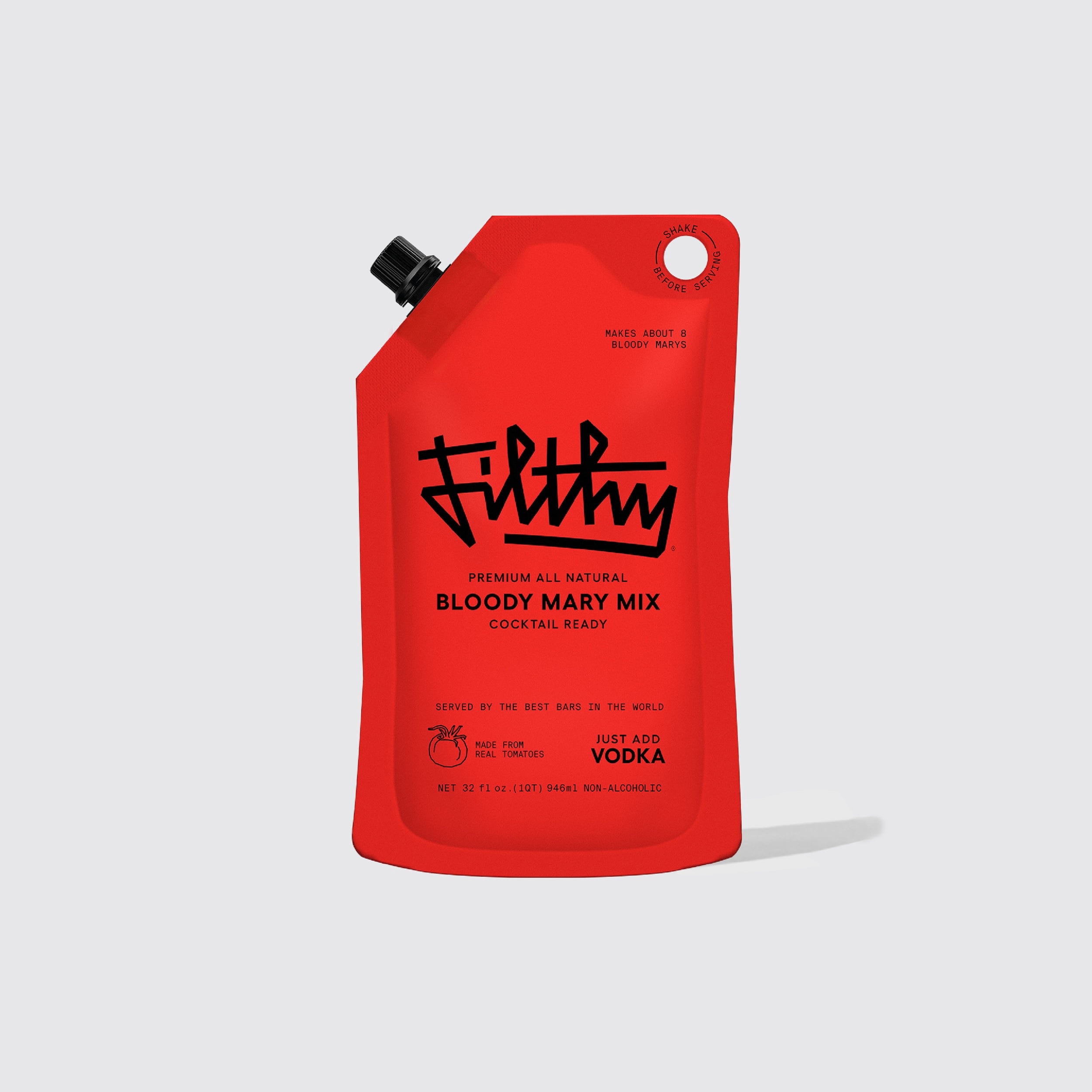 Filthy Bloody Mary Mix Premium Cocktail Mixer 32 fl oz Pouch (1-Pack)