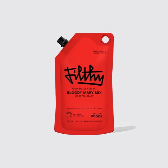 Filthy Bloody Mary Mix Premium Cocktail Mixer 32 fl oz Pouch (1-Pack)