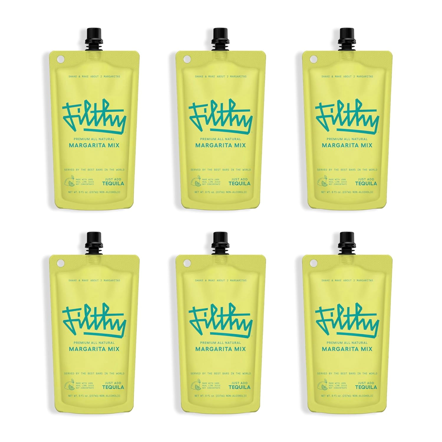 Filthy Margarita Mix 8oz Pouch (6-Pack)