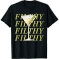 thumbnail image 1 of Filthy Martini Funny Dirty Martini Vintage Retro Martini T-Shirt, 1 of 4