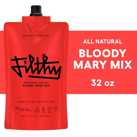 Filthy Premium All Natural Bloody Mary Mix 32oz, Pouch