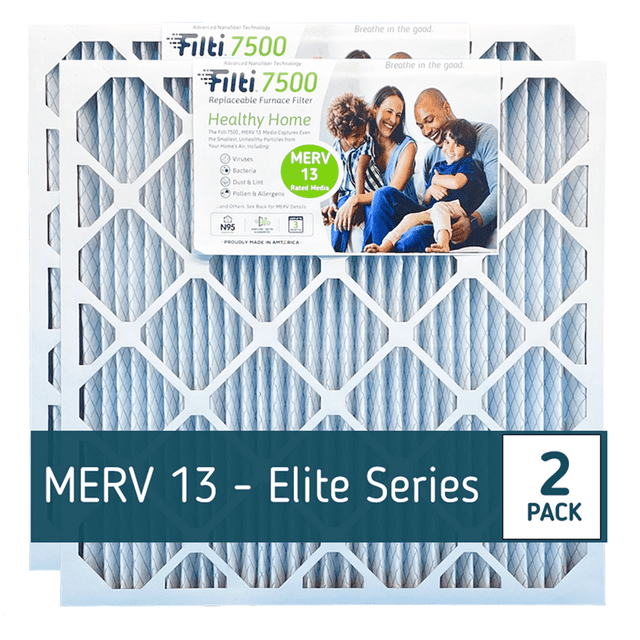 Filti 16x25x4 Air Filter MERV 13 Pleated Home Air Filter HVAC AC