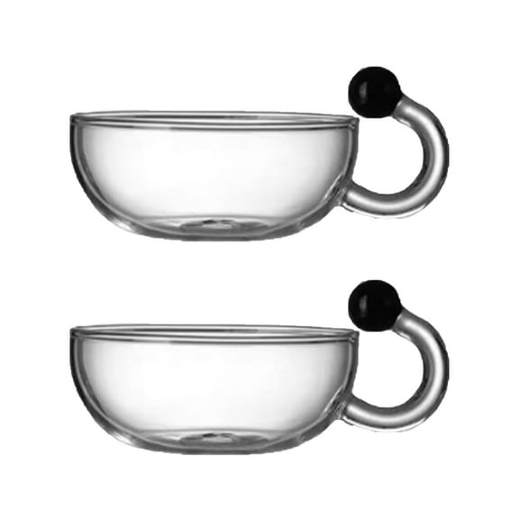 Filtration Tea pot Set, 2025 New Upgrade 20oz Filtration Teapot Set, Glass Teapot Set with Infuser, Magic Teapot with Strainer, Removable Heatable Glass Teapot with Infusers 2pcs, Black