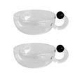 thumbnail image 1 of Filtration Tea pot Set, 2025 New Upgrade 20oz Filtration Teapot Set, Glass Teapot Set with Infuser, Magic Teapot with Strainer, Removable Heatable Glass Teapot with Infusers 2pcs, White, 1 of 5