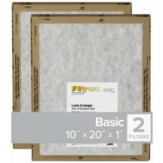 FPL07-2PK-24 10x20x1 Flat Pan Filter - Quantity 24