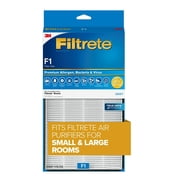 Filtrete F1 Allergen Air Filter for 310 Sq. Ft. Large Room Smart Air Purifier White FAPF-F1N-4