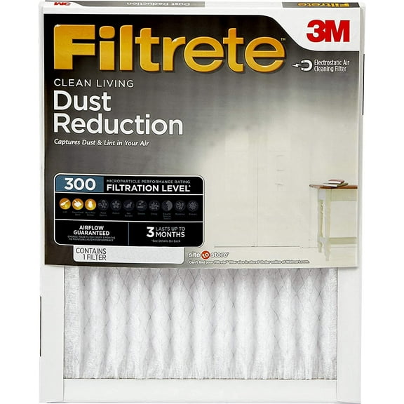 Filtrete 14" x 14" x 1" Dust Reduction Filters, 4pk