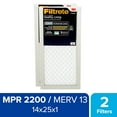 thumbnail image 1 of Filtrete 14x25x1, AC Furnace Air Filter, MPR 2200, Healthy Living Elite Allergen, 6-Pack exact dimensions 13.81 x 24.81 x 0.78, 1 of 6
