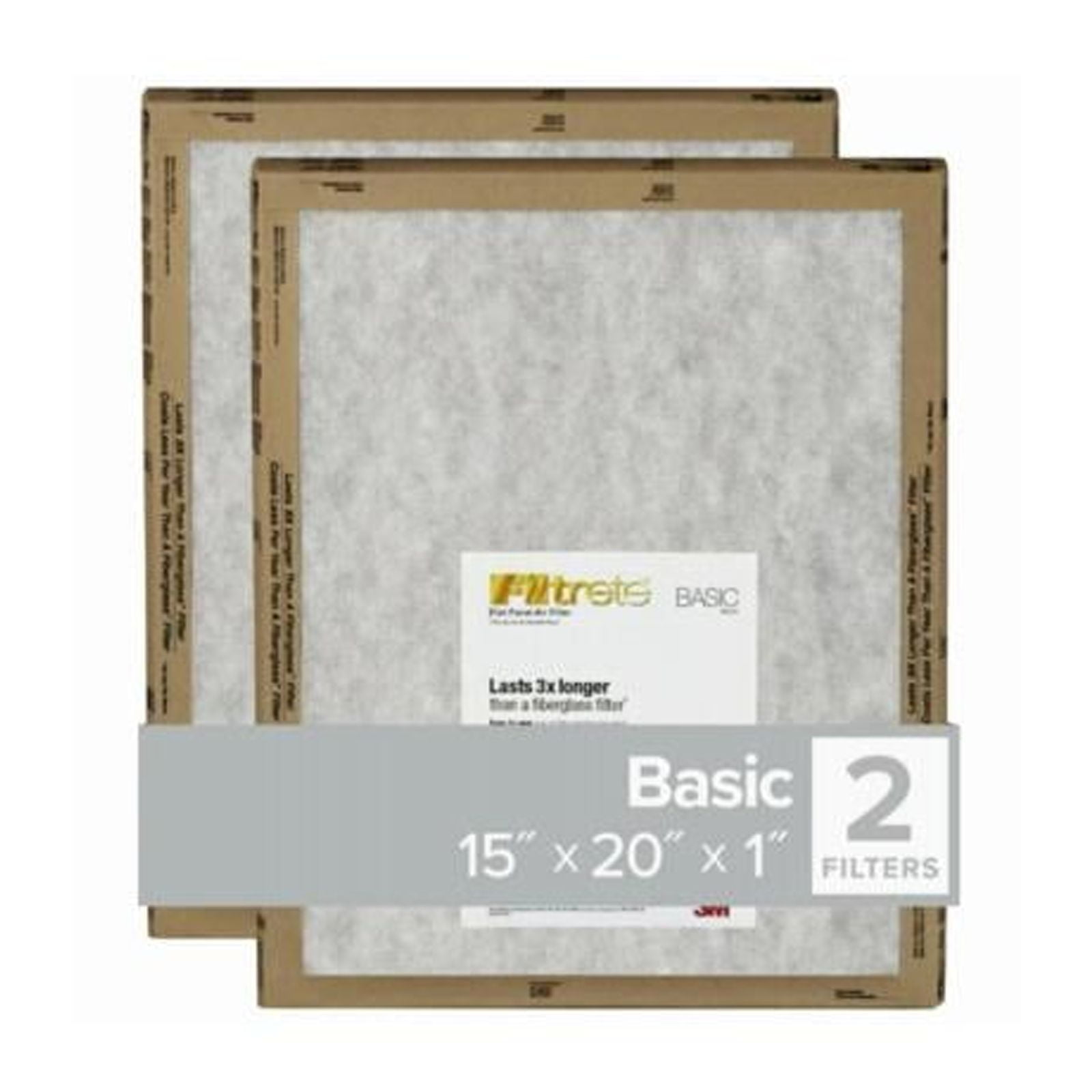 Filtrete 15x20x1 Basic Filter FPL06-2PK-24 Pack of 24