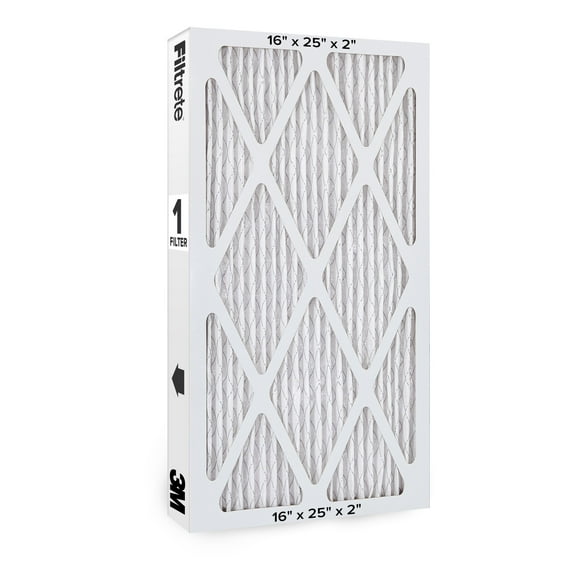 Filtrete 16 x 25 x 2 Air Filter, 12 HVAC Filters, Merv 8, Premium Allergen, 3 Month Pleated 2 Inch Electrostatic Air Filters