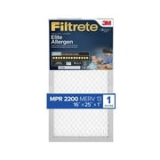 Filtrete 16x25x1 HVAC Furnace Air Filter, MPR 2200 MERV 13, Elite Allergen Reduction, 1 Filter