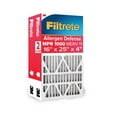 thumbnail image 1 of Filtrete 16x25x4 HVAC Furnace Air Filter, MPR 1000 MERV 11, Allergen Defense, 2 Pack, 1 of 13