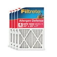 thumbnail image 1 of Filtrete 20x25x1 HVAC Furnace Air Filter, MPR 1000 MERV 11, Allergen Defense, 4 Pack, 1 of 13
