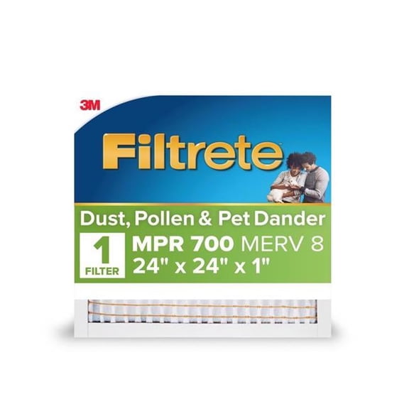 Filtrete 4026784 24 x 24 x 1 in. 8 MERV Polypropylene Air Filter - Pack of 4