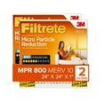 Filtrete 24x24x1 Air Filter, MPR 800 MERV 10, Micro Particle Reduction