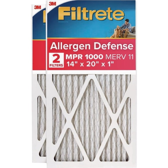 Filtrete 3M Filtrete Allergen Defense 14 In. x 20 In. x 1 In. Electrostatic Air Conditioner Filter