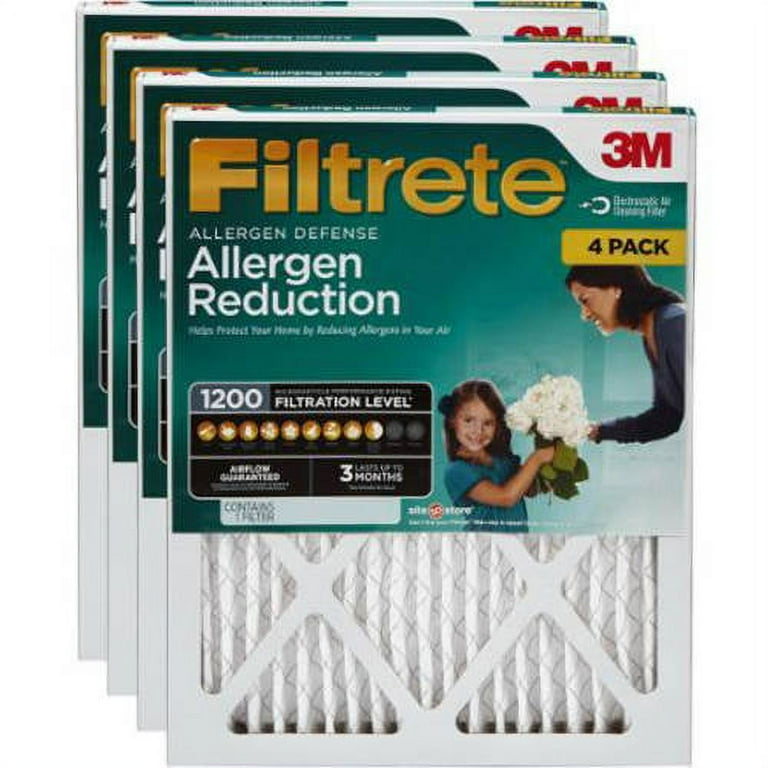 Filtrete Allergen Reduction HVAC Furnace Air Filter 1200 MPR 18