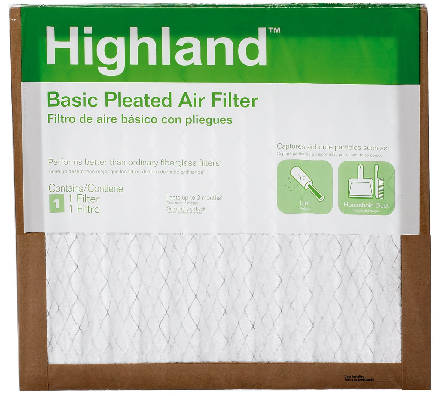 Filtrete Basic Pleated Air and Furnace Filter, Available in Multiple