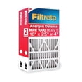thumbnail image 1 of Filtrete 16x25x4 Air Filter, MPR 1000, MERV 11, Allergen Defense 12-Month Deep Pleated 4-Inch Air Filters, Pack of 2, White, 1 of 1