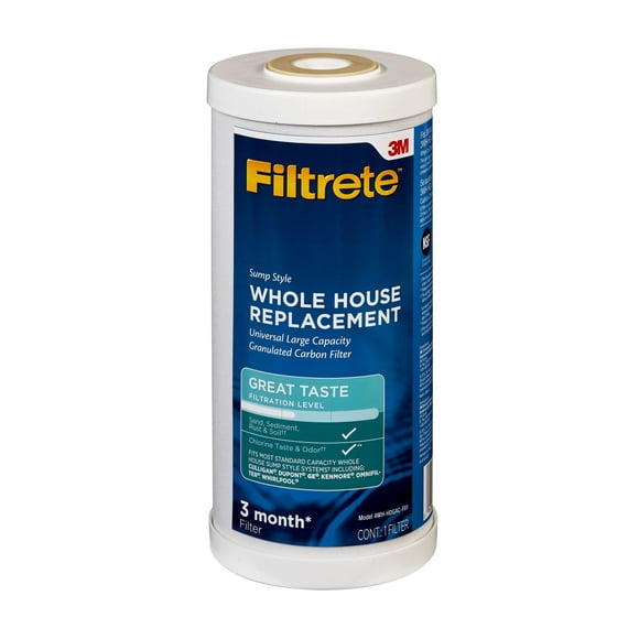 Filtrete™ Large Capacity Granulated Activated Carbon Whole House Water Filter 4WH-HDGAC-F01