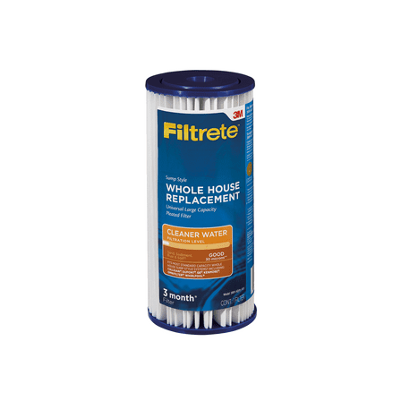 Filtrete Large Capacity Pleated Whole House Water Replacement Filter, 3WH-HDPL-F01