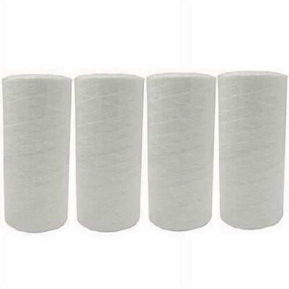 CFS 4 Pack String Wound Water Filter Cartridges Compatible with 4WH-HDGR-F01