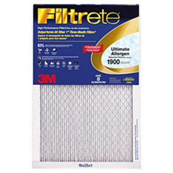 Filtrete MN16X25 1900 Ultimate Allergen Reduction Filter,  Pack Of 2