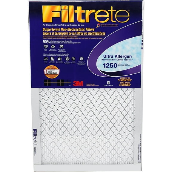 Filtrete Ultra Allergen Reduction Air Filter [Set of 6] Size: 30" H x 14" W x 1" D
